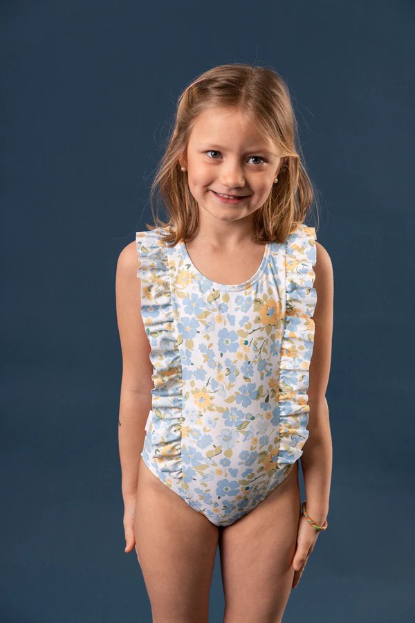 Azulon Blue Liberty 8Y - Malla Volados Mamma Duck