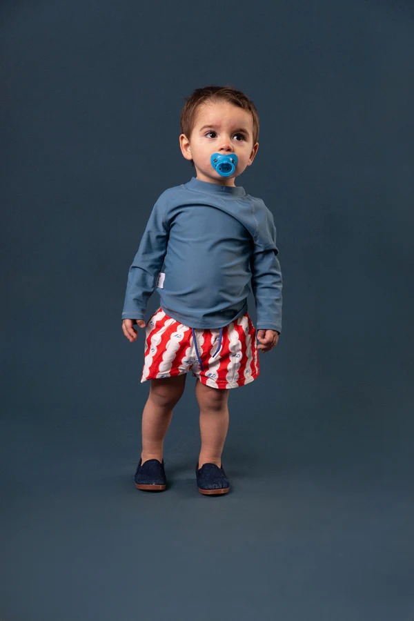 Bali Rushguard Azul Marino 10Y - Remera Uv Mamma Duck