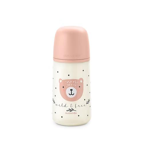Biberon SX PRO 360 ML +6M - OSO ROSA Suavinex
