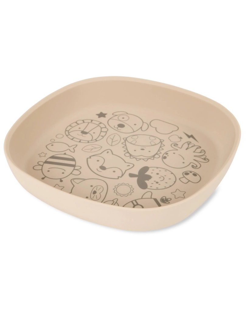 Plato de Silicona Beige Skip Hop