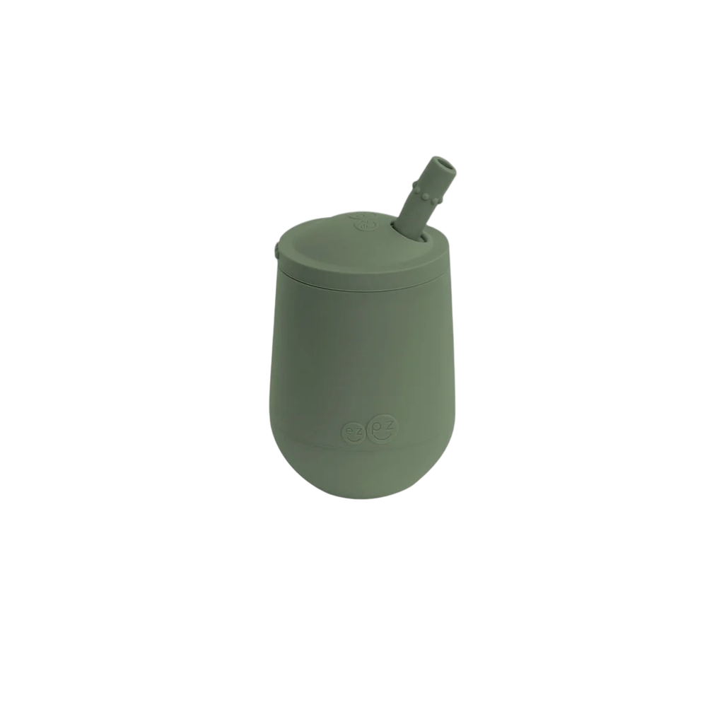 Mini Cup + Straw Training System Fda Olive Ezpz