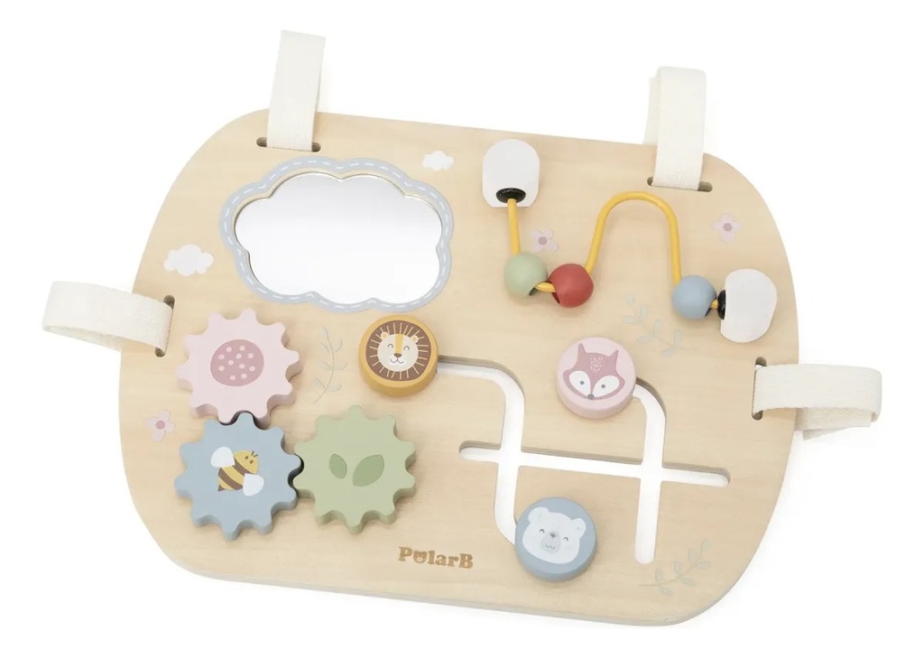 Tablero de actividades de madera Polar B