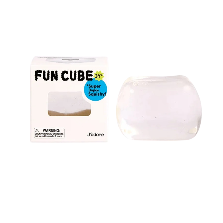 Cubo Squishy Fun 6Cm - Blanco J'Adore
