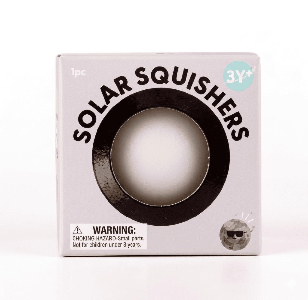 Pelota Squishy Solar 6Cm - Gris J'Adore