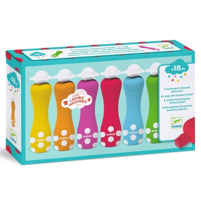 6 foarm markers Design by Djeco