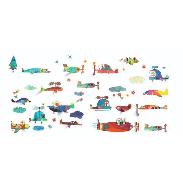 Flying Vehicles Little Big Room By Djeco
