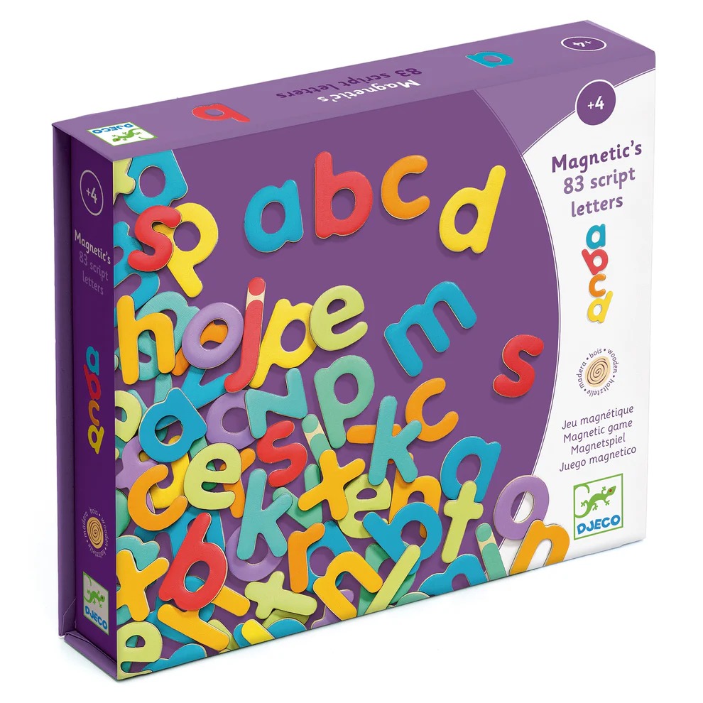 83 Script Letters  Djeco