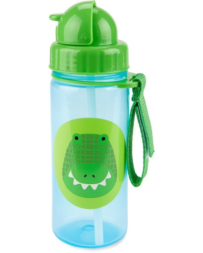 [195861223917] Zoo Straw Bottle Cocodrilo Skip Hop