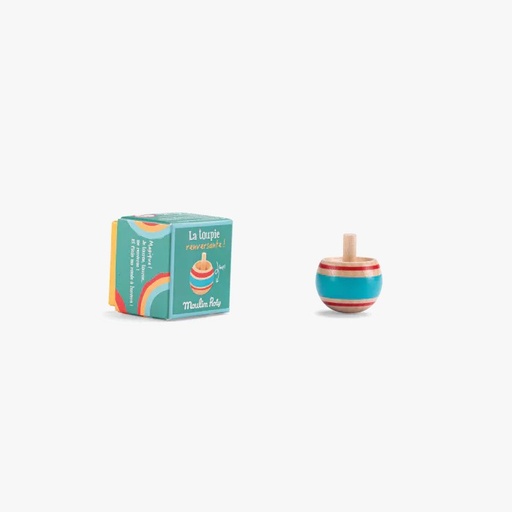 [711387] Blue Spinning Top Moulin Roty