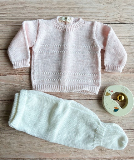 [PK13] Set Cielo tejido – rosa RN Peekaboo