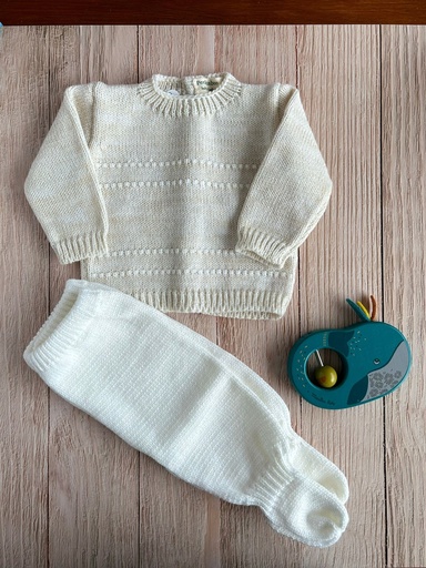 [PK16] Set Cielo tejido - beige RN Peekaboo