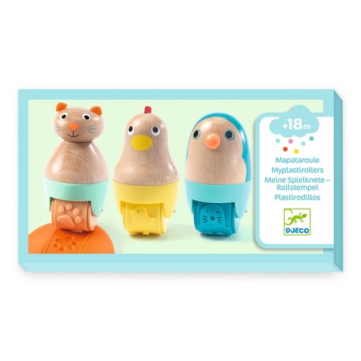 [DJ09035] Light Clay - Rolls, Faire Des Traces - Fsc 100% Djeco
