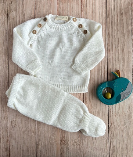 [PK26] Set Nube tejido - blanco RN Peekaboo