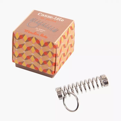 [711169] Coil Toil Pocket Puzzle Les Petites Merveilles Moulin Roty