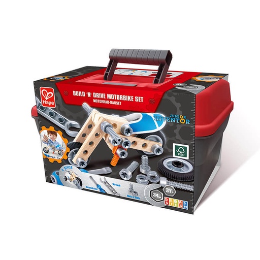 [6943478037991] Set Construir y manejar Moto Hape