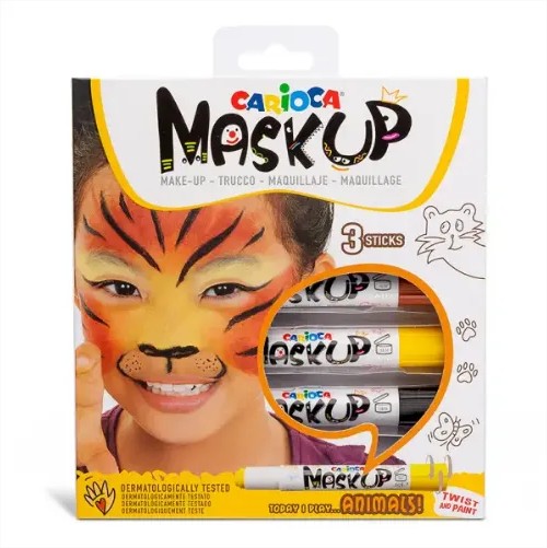 [8003511430481] Pintura de cara en barra x 3 colores Animals Carioca