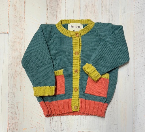 [MIA105-09] Saco ochos multicolor 6-9m Miau