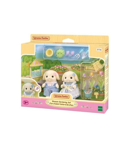 [5736] Set de hermanos conejo Flora Sylvanian Families