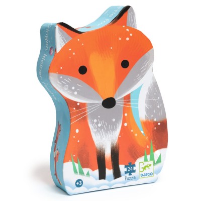 [DJ07285] Ginger, Little Fox - 24 Pcs Djeco