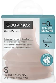 [8426420084901] Pack Tetinas Zero Flujo S (Poco) - Medium Suavinex
