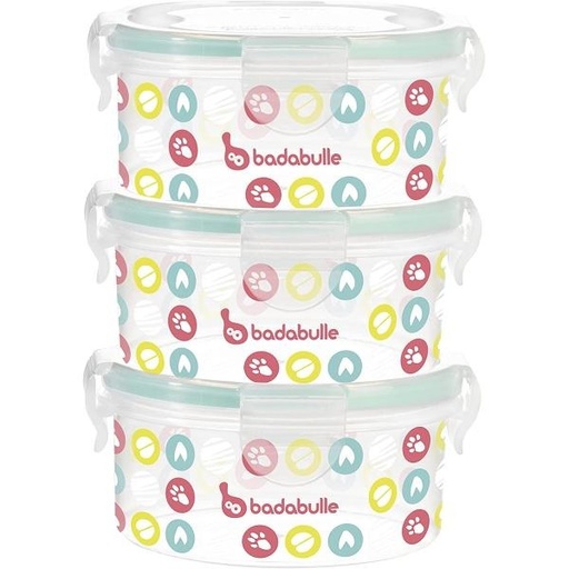 [3661787099662] Pack x 3 bowls con cierre 300ml Babymoov
