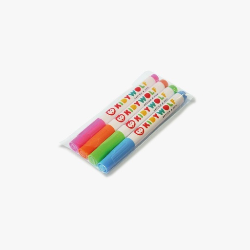 [KIDYMARKER-RGBO] Marcadores Fluorescentes Kidymarker -RGBO Kidywolf