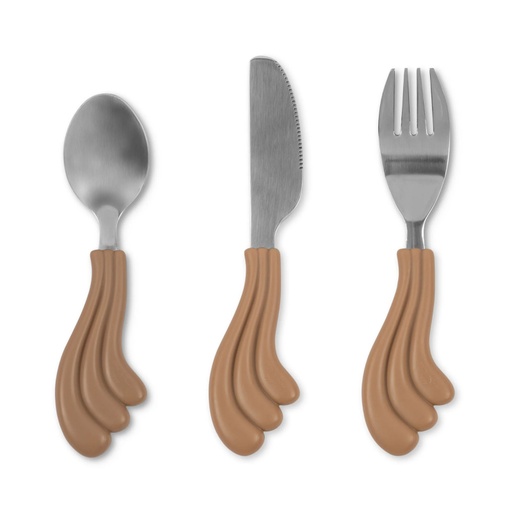 [KS3117-AL] Wave Cutlery Almond Konges Slojd