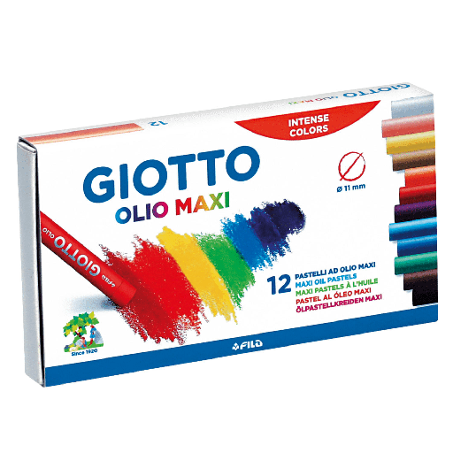 [8000825265006] Oleo  Maxi Pastel x 12 colores Giotto