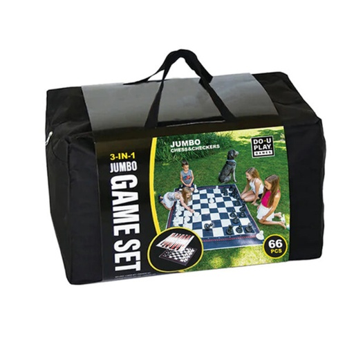 [6943478046429] 3 en 1 Juegos (ajedrez-damas-backgammon) Hape