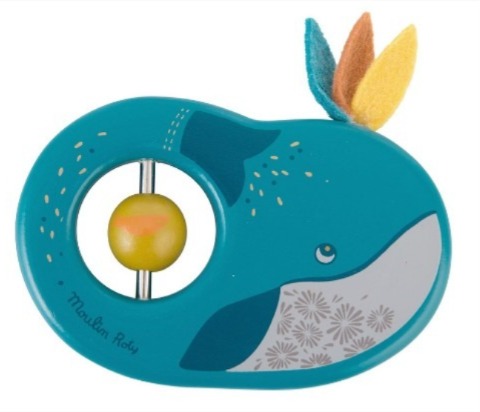 [714006] Wooden Rattle Le Voyage De Olga Moulin Roty