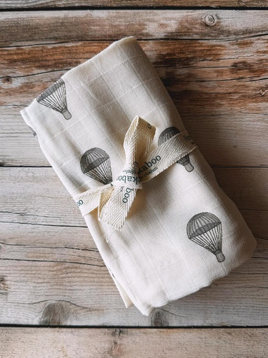 [KS30022-PC-1] Muslin Single Cloth Gots - Parachute Creme Kong Slojd