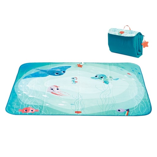 [7290108862720] Treasure the Ocean XL Outdoor Picnic Mat Tiny Love