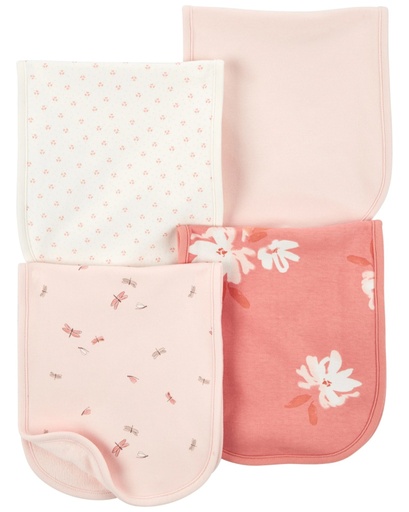 [195861910794] Pack 4 Babitas Florales Algodón Osz Carters