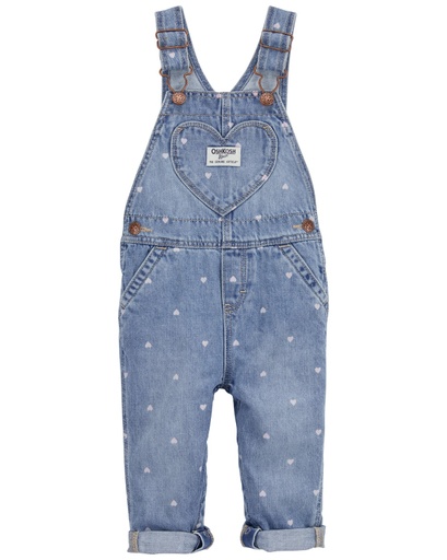 [195862179633] Enterito Jean Corazones 9M Oshkosh