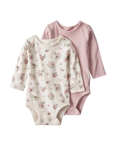 [195862612260] Pack 2 Bodies Ml Algodón Org Little Planet9M Carters