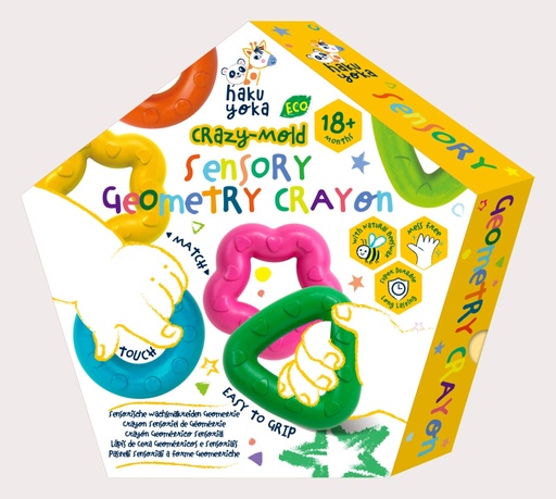 [6920773331931] Crayones Geométricos Sensoriales Haku Yoka