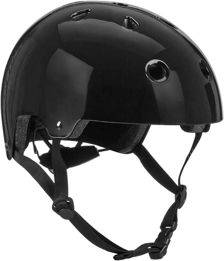 [049288031214] Casco L H31GBL Negro Brillo Bone Shieldz