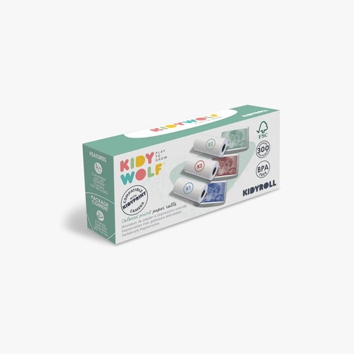 [KIDYROLL-CO] Rollo para la kidyprint de colores Kidywolf