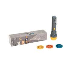 [666360] Linterna-Proyector de historias Les Moustaches Moulin Roty