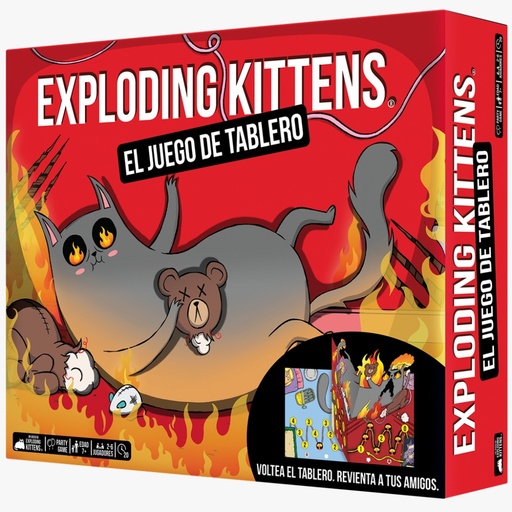 [0810171410634] El juego del Tablero Exploding Kittens