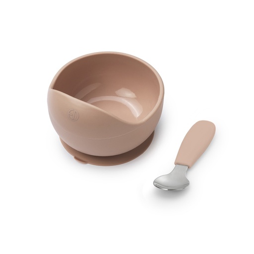 [60245201151NA] Silicone Bowl Set Blushing Pink Elodie
