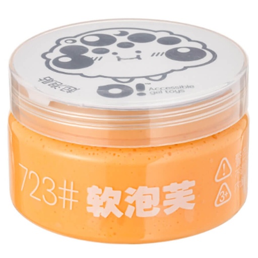 [6970634403758] Fluffy Slime-Pastel Orange Water Elf