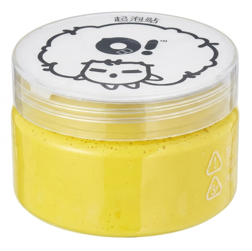 [6970634406575] Fluffy Slime-Pastel Yellow Water Elf