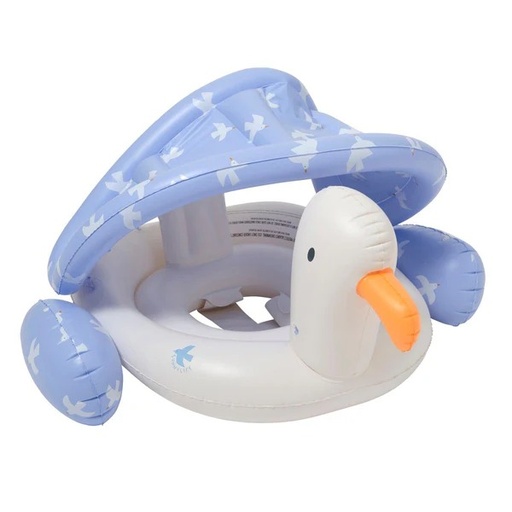 [9339296069400] Baby Float Sid The Seagull Blue Sunnylife