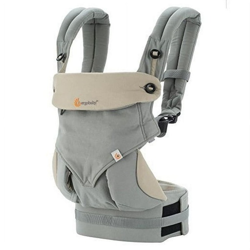 [845197043870] Porta Bebe 360 Gris con Beige Ergobaby