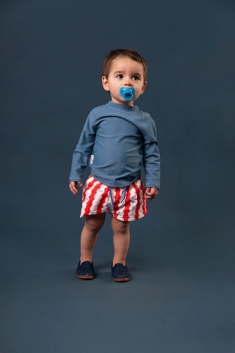 [58784947] Bali Rushguard Azul Marino 10Y - Remera Uv Mamma Duck