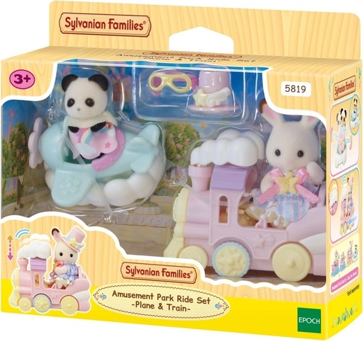 [5819] Amusement Park Ride Set Plane &amp; Train Sylvanian Families