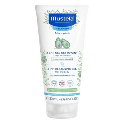 [3504105036058] Gel De Baño 2 En 1 Cabello Y Cuerpo 200ml Mustela