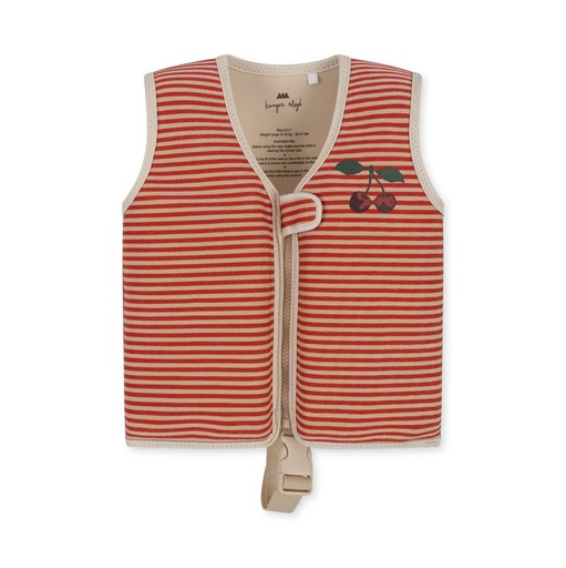 [KS100419-GS23] Neoprene Glitter Swim Vest Glitter Stripe 2-3Y Konges Slojd