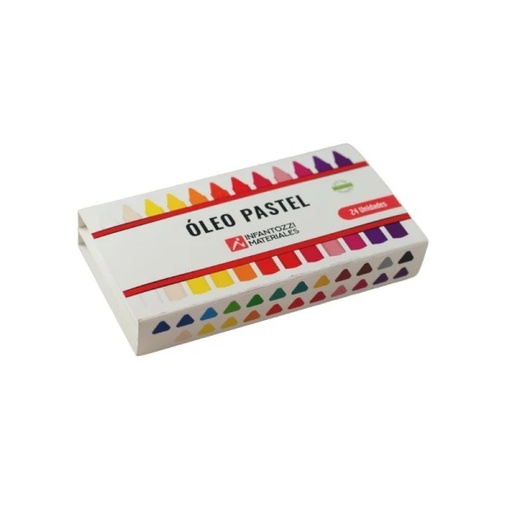 [7730746005108] Óleo pastel x 24 unidades Infantozzi Materiales